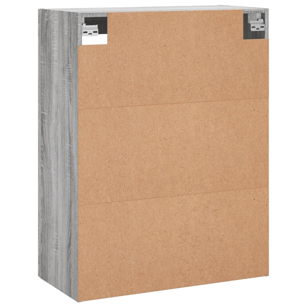 Hangkasten 2 st bewerkt hout grijs sonoma eikenkleurig is nu te koop bij PeponiXL, paradijselijk wonen!