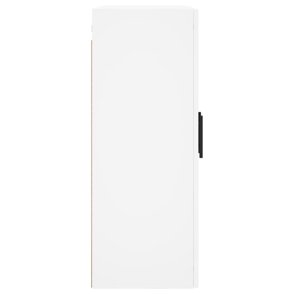 Hangkasten 2 st bewerkt hout wit is nu te koop bij PeponiXL, paradijselijk wonen!
