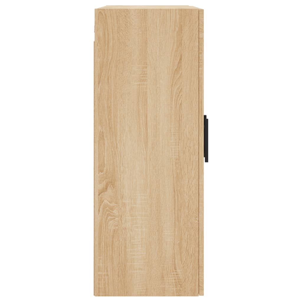 Hangkasten 2 st bewerkt hout sonoma eikenkleurig is nu te koop bij PeponiXL, paradijselijk wonen!