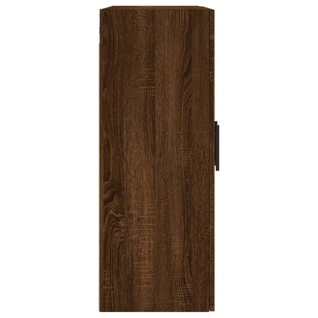Hangkasten 2 st bewerkt hout bruin eikenkleur is nu te koop bij PeponiXL, paradijselijk wonen!