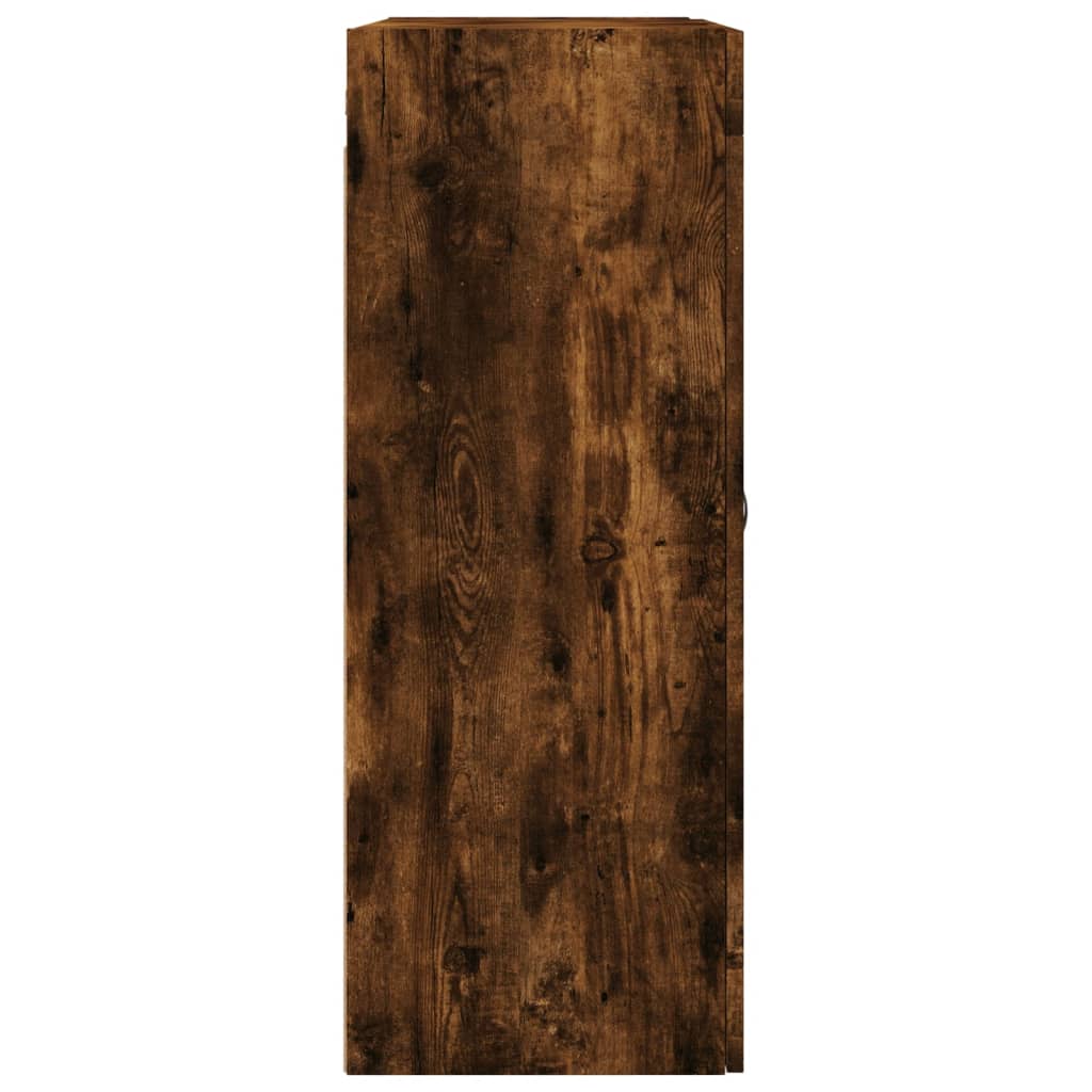 Hangkasten 2 st bewerkt hout gerookt eikenkleurig is nu te koop bij PeponiXL, paradijselijk wonen!