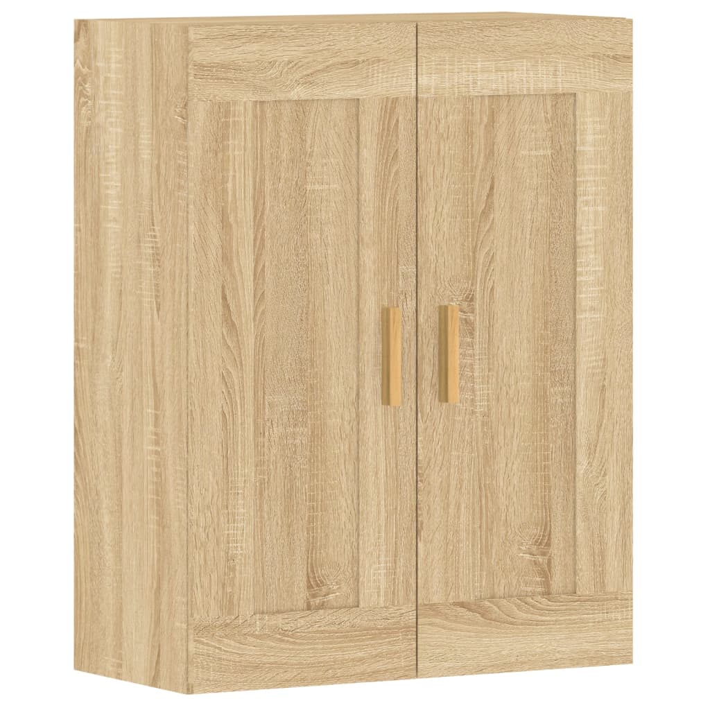 Hangkasten 2 st bewerkt hout sonoma eikenkleurig is nu te koop bij PeponiXL, paradijselijk wonen!
