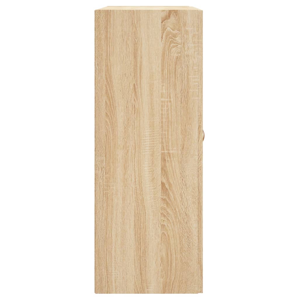 Hangkasten 2 st bewerkt hout sonoma eikenkleurig is nu te koop bij PeponiXL, paradijselijk wonen!