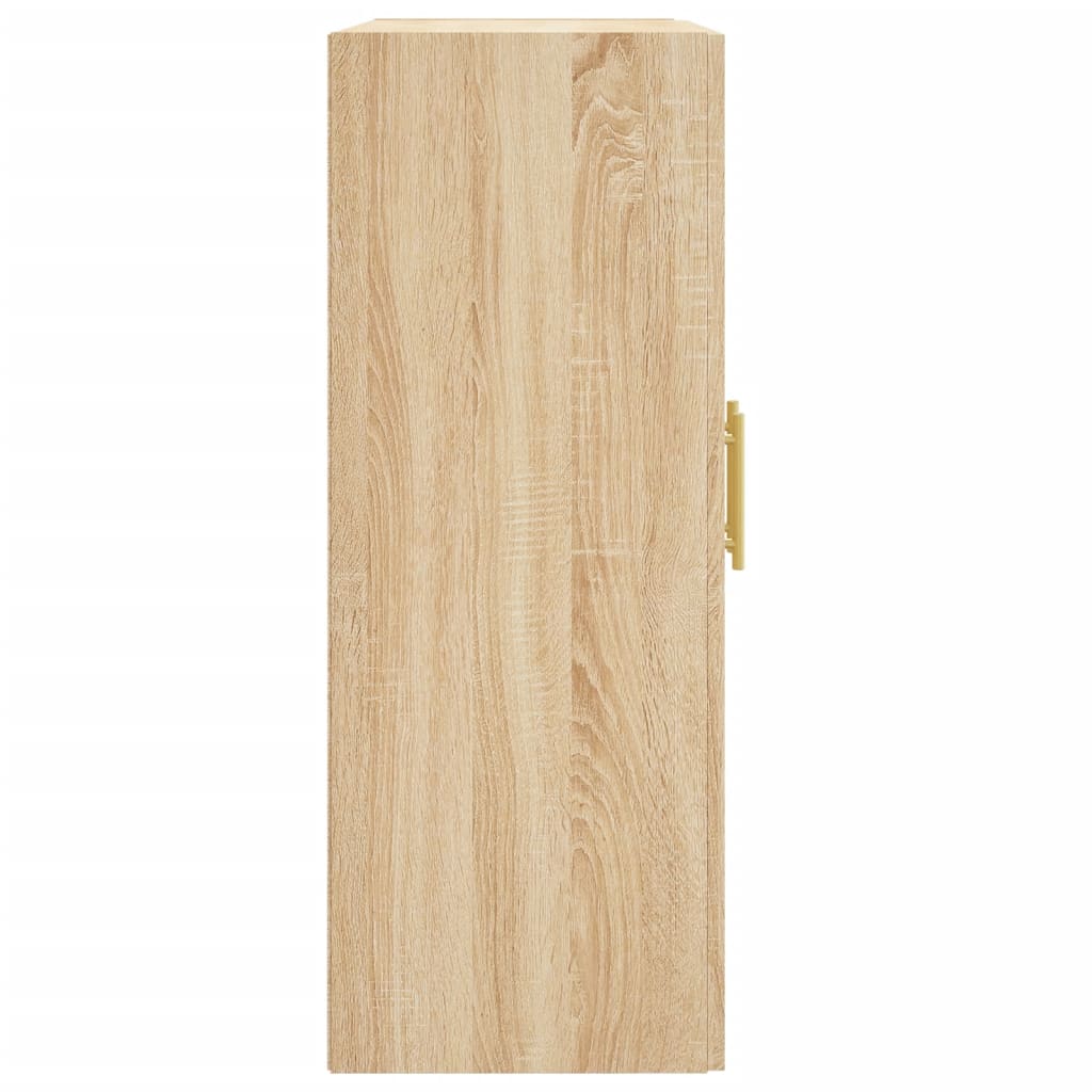 Hangkasten 2 st bewerkt hout sonoma eikenkleurig is nu te koop bij PeponiXL, paradijselijk wonen!