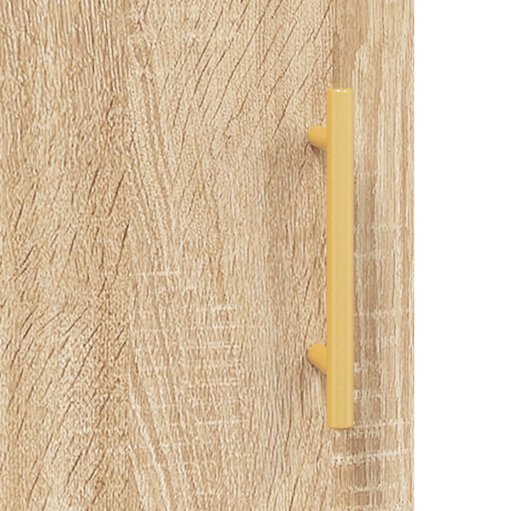 Hangkasten 2 st bewerkt hout sonoma eikenkleurig is nu te koop bij PeponiXL, paradijselijk wonen!