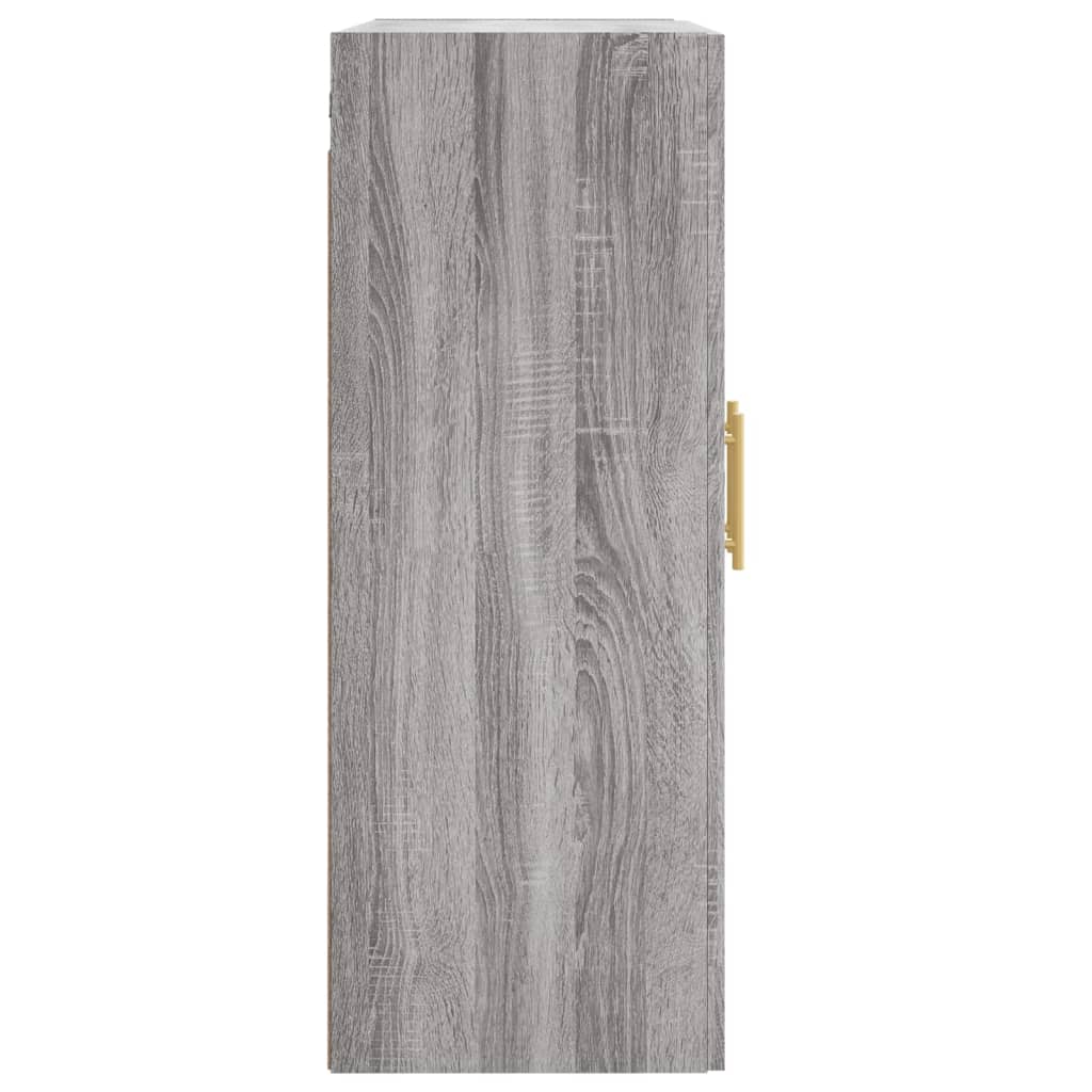 Hangkasten 2 st bewerkt hout grijs sonoma eikenkleurig is nu te koop bij PeponiXL, paradijselijk wonen!