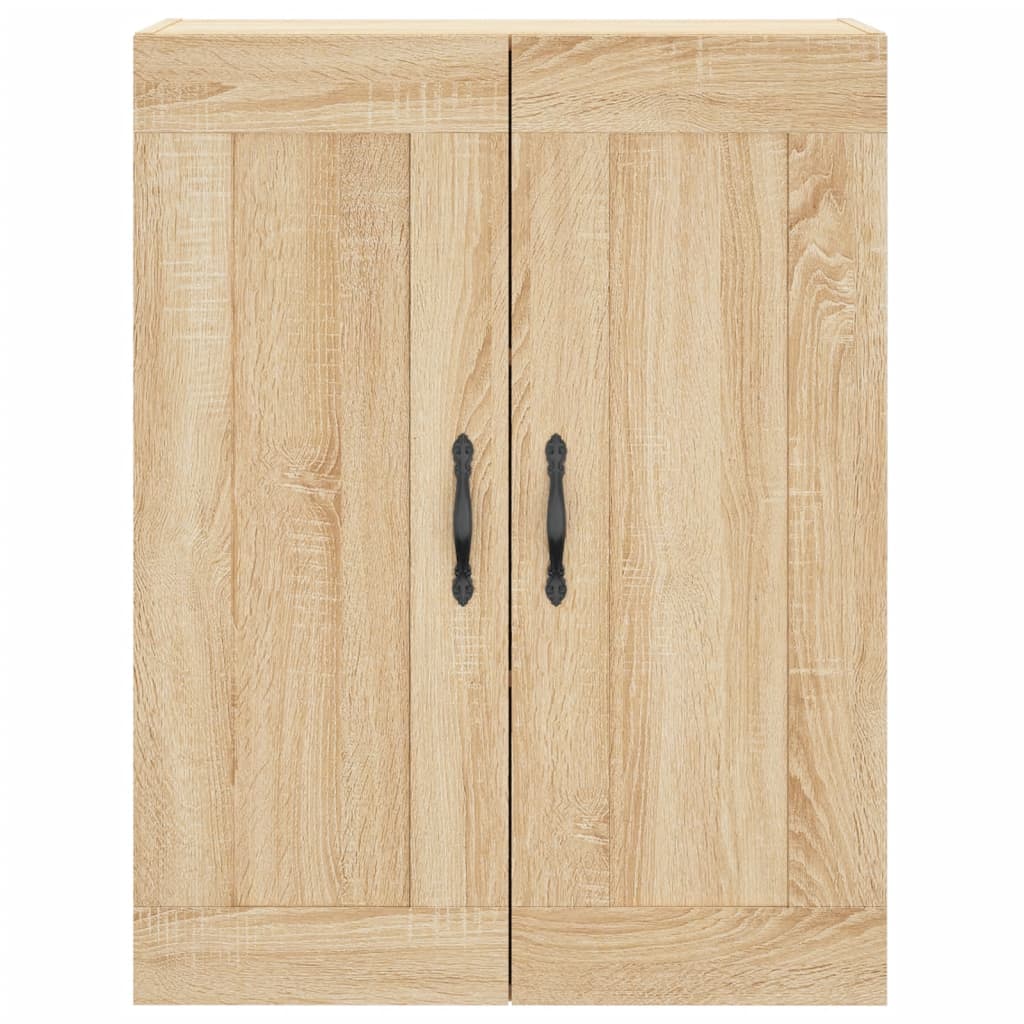 Hangkasten 2 st bewerkt hout sonoma eikenkleurig is nu te koop bij PeponiXL, paradijselijk wonen!