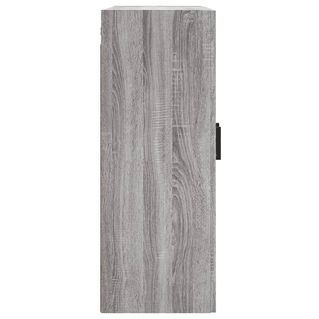 Hangkasten 2 st bewerkt hout grijs sonoma eikenkleurig is nu te koop bij PeponiXL, paradijselijk wonen!
