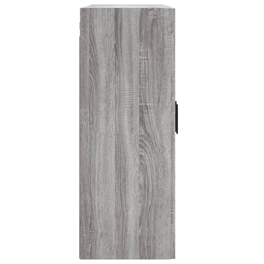 Hangkasten 2 st bewerkt hout grijs sonoma eikenkleurig is nu te koop bij PeponiXL, paradijselijk wonen!