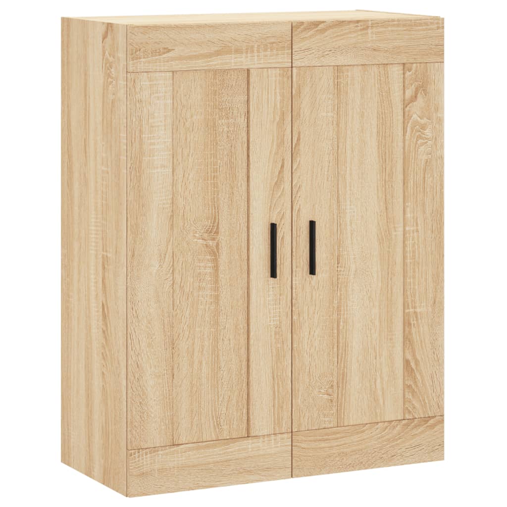 Hangkasten 2 st bewerkt hout sonoma eikenkleurig is nu te koop bij PeponiXL, paradijselijk wonen!