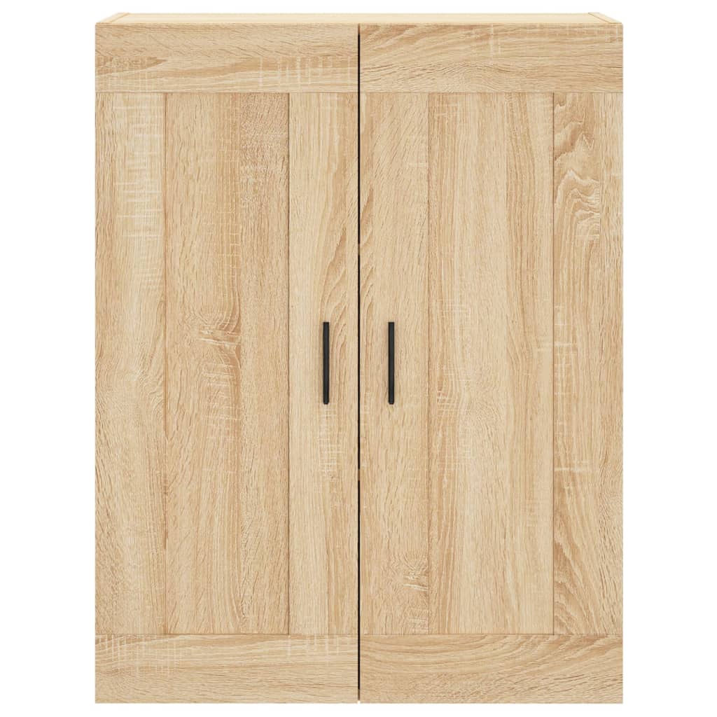 Hangkasten 2 st bewerkt hout sonoma eikenkleurig is nu te koop bij PeponiXL, paradijselijk wonen!