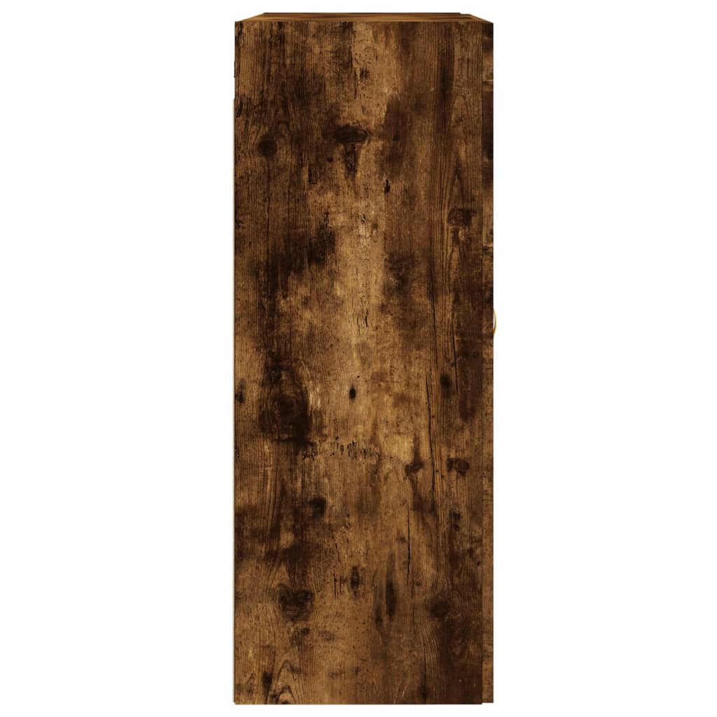 Hangkasten 2 st bewerkt hout gerookt eikenkleurig is nu te koop bij PeponiXL, paradijselijk wonen!