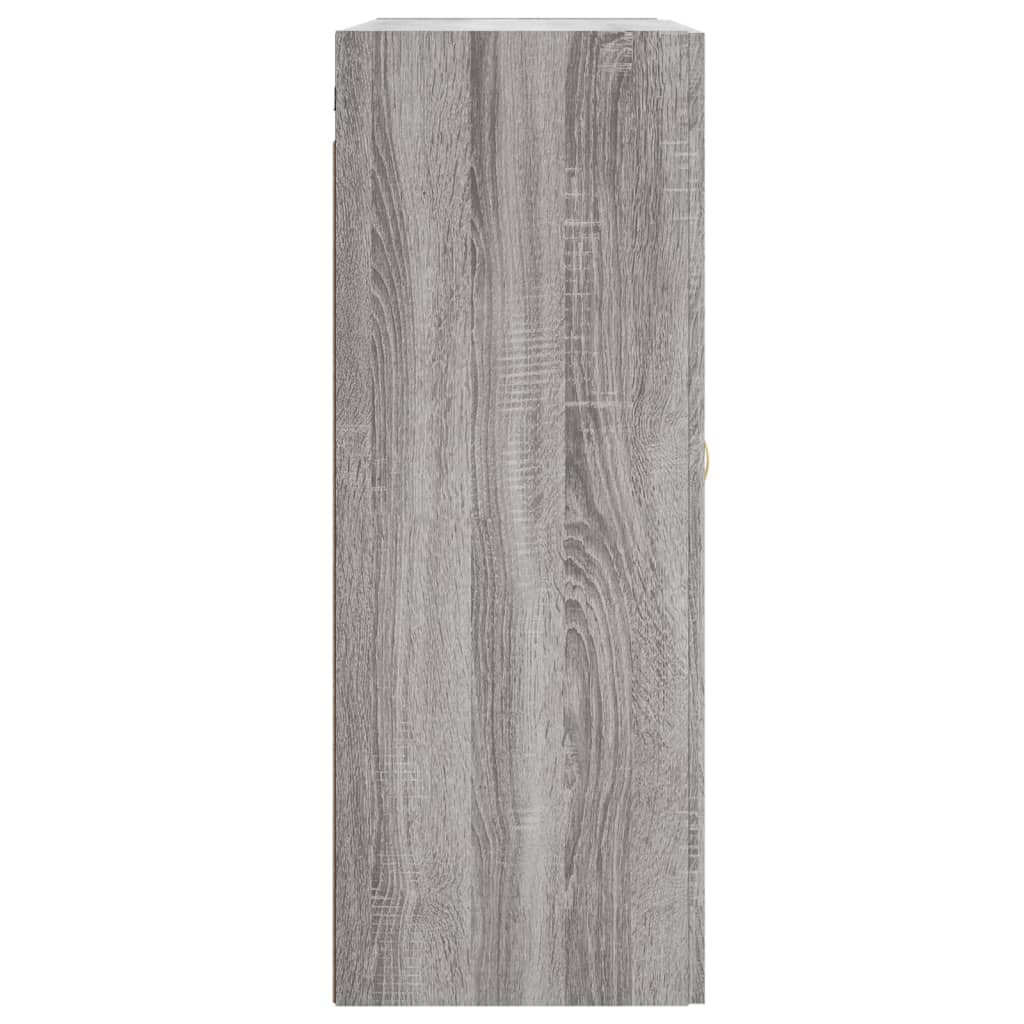 Hangkasten 2 st bewerkt hout grijs sonoma eikenkleurig is nu te koop bij PeponiXL, paradijselijk wonen!
