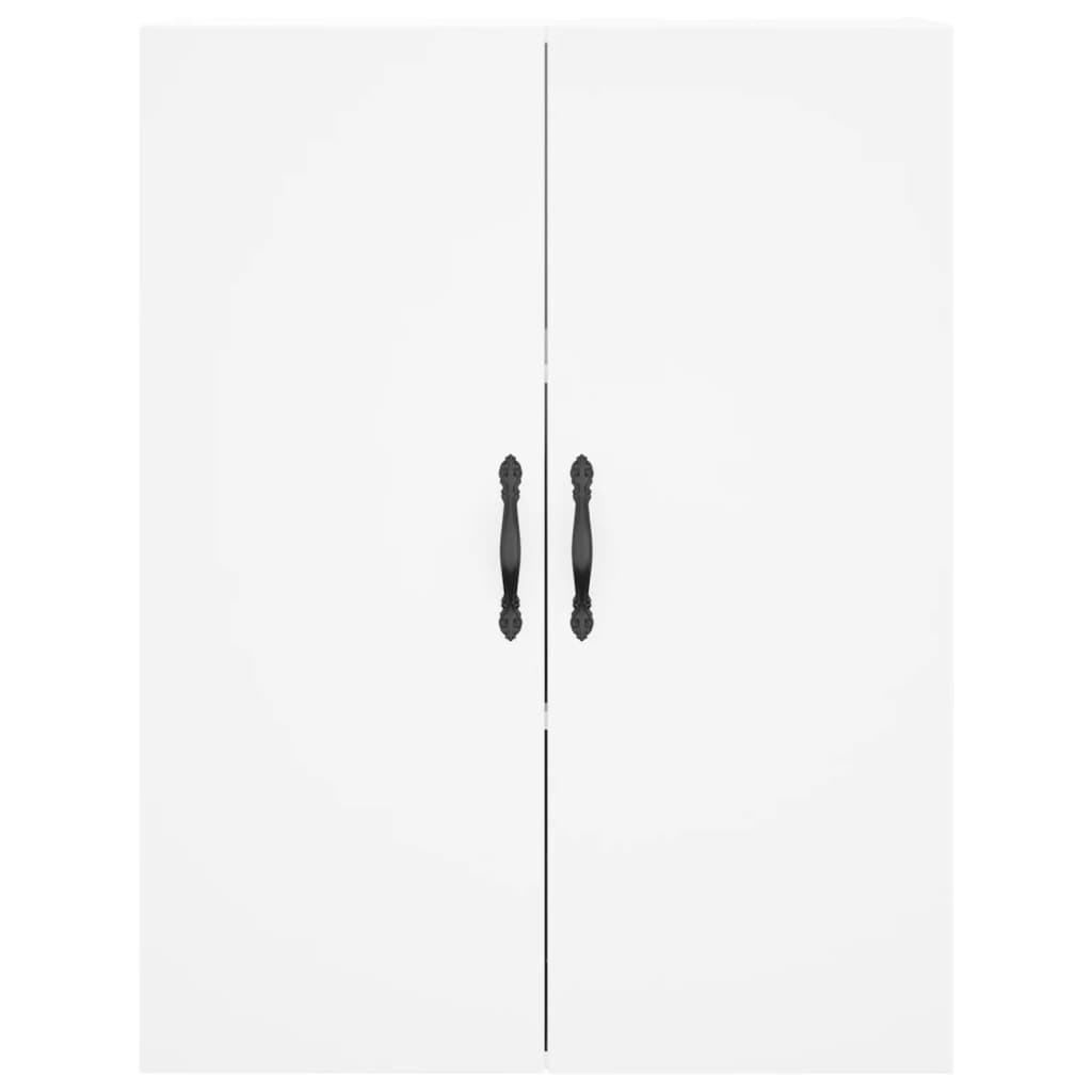 Hoge kast 69,5x34x180 cm bewerkt hout wit is nu te koop bij PeponiXL, paradijselijk wonen!