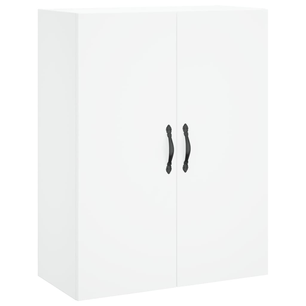 Hoge kast 69,5x34x180 cm bewerkt hout wit is nu te koop bij PeponiXL, paradijselijk wonen!