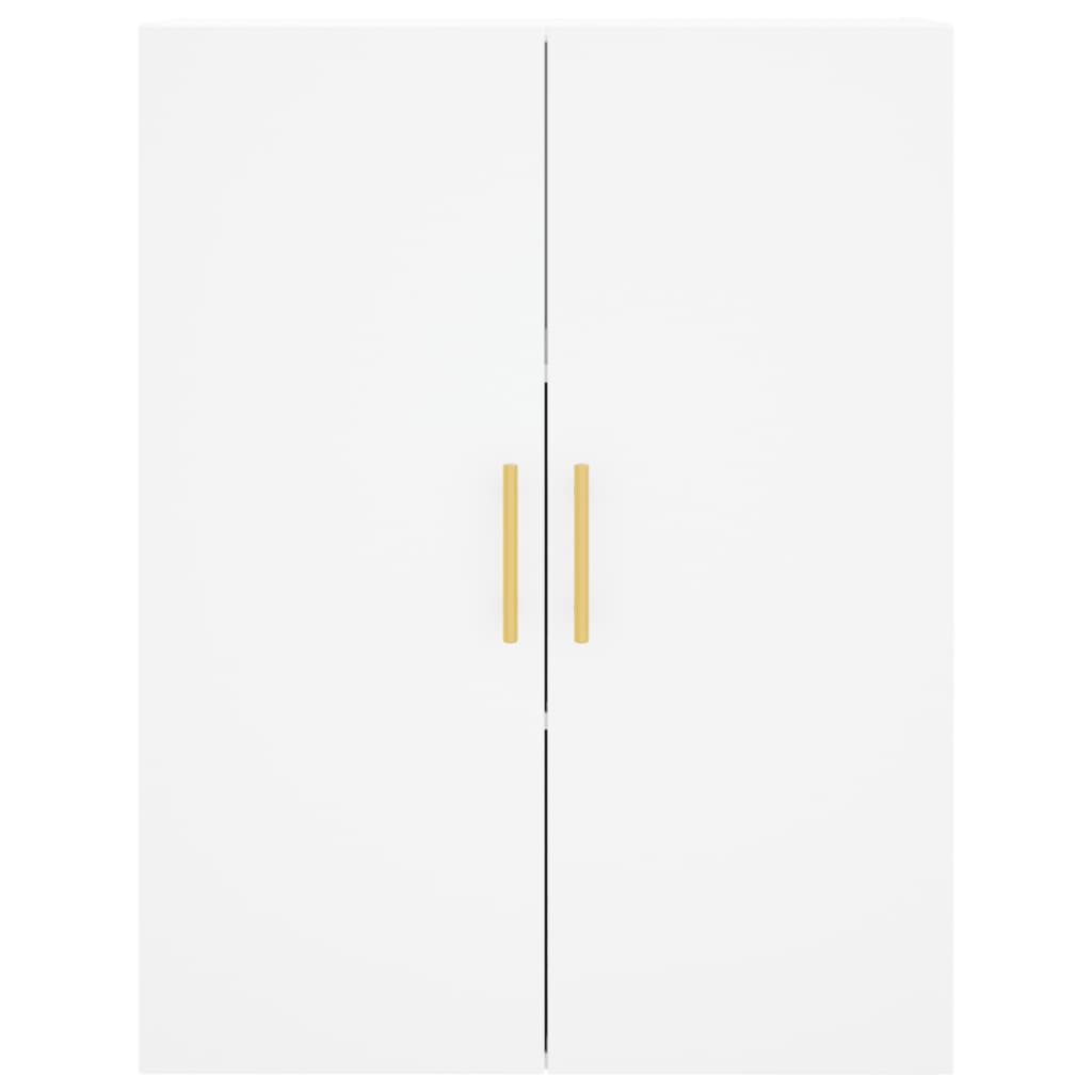 Hoge kast 69,5x34x180 cm bewerkt hout wit is nu te koop bij PeponiXL, paradijselijk wonen!