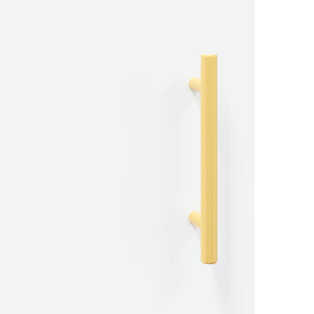 Hoge kast 69,5x34x180 cm bewerkt hout wit is nu te koop bij PeponiXL, paradijselijk wonen!