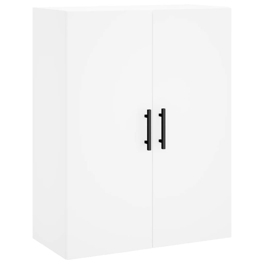 Hoge kast 69,5x34x180 cm bewerkt hout wit is nu te koop bij PeponiXL, paradijselijk wonen!