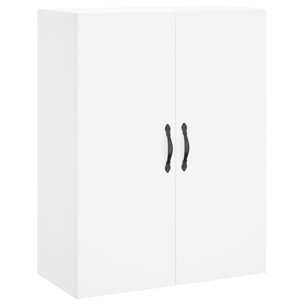 Hoge kast 69,5x34x180 cm bewerkt hout wit is nu te koop bij PeponiXL, paradijselijk wonen!