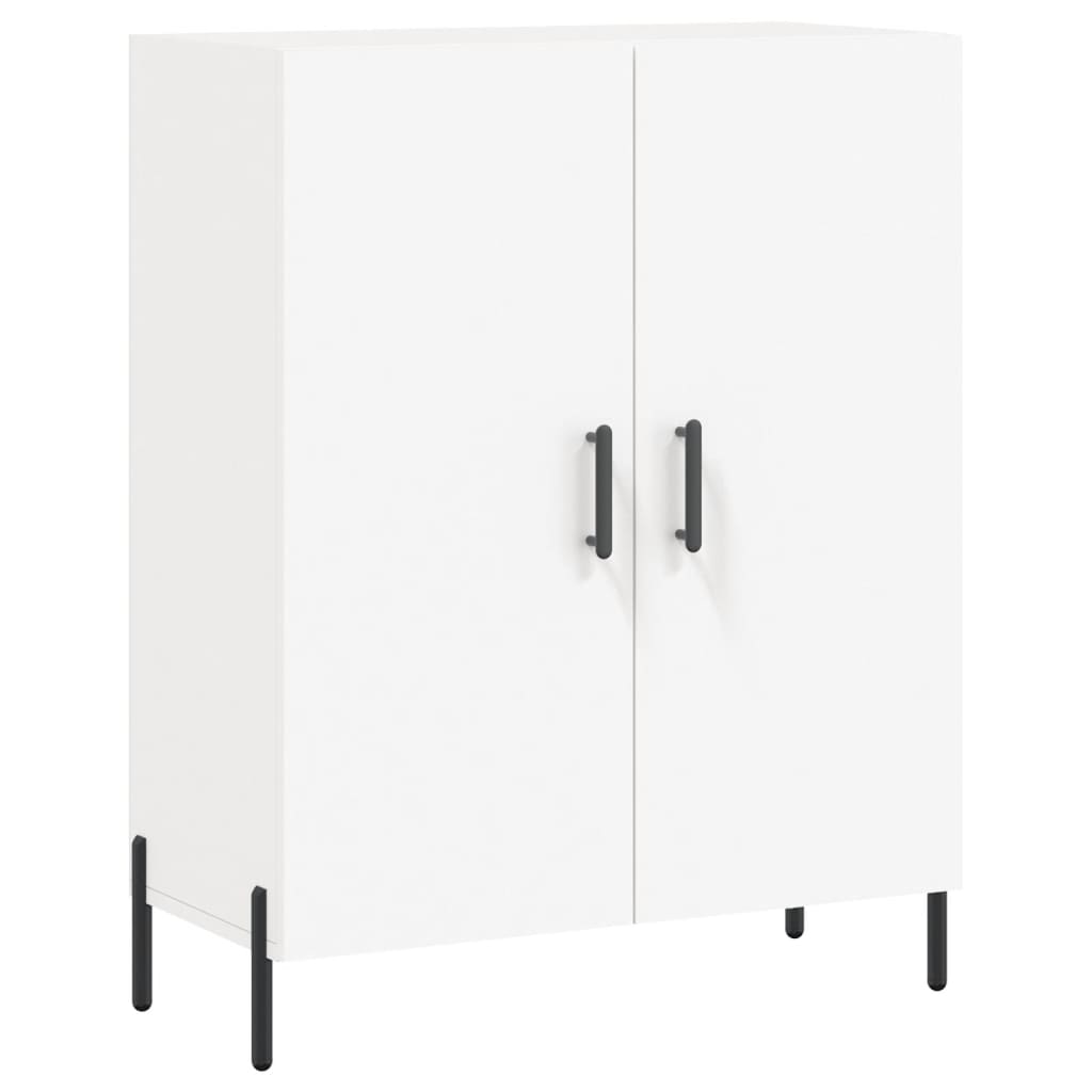 Hoge kast 69,5x34x180 cm bewerkt hout wit is nu te koop bij PeponiXL, paradijselijk wonen!