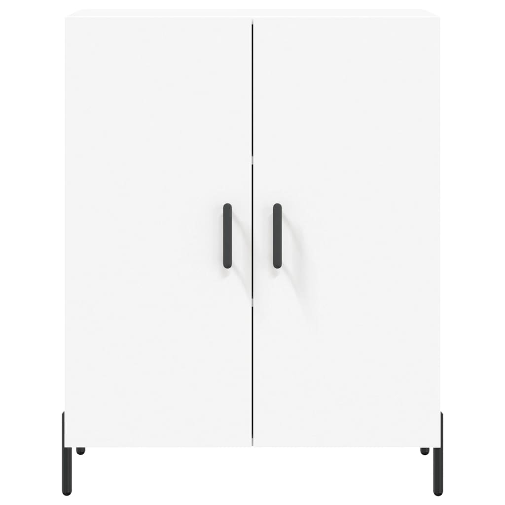 Hoge kast 69,5x34x180 cm bewerkt hout wit is nu te koop bij PeponiXL, paradijselijk wonen!