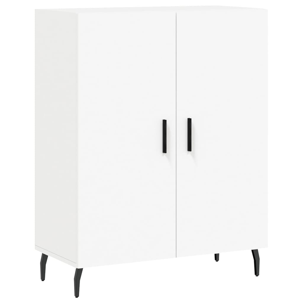 Hoge kast 69,5x34x180 cm bewerkt hout wit is nu te koop bij PeponiXL, paradijselijk wonen!