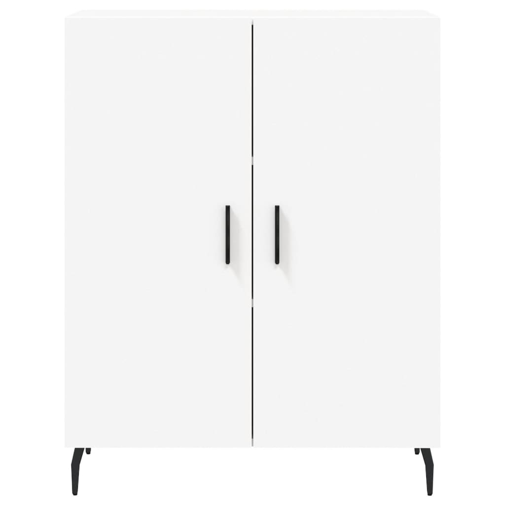 Hoge kast 69,5x34x180 cm bewerkt hout wit is nu te koop bij PeponiXL, paradijselijk wonen!