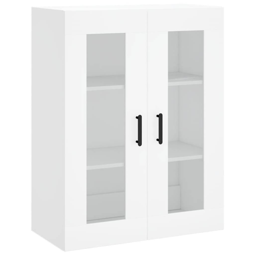 Hoge kast 69,5x34x180 cm bewerkt hout wit is nu te koop bij PeponiXL, paradijselijk wonen!