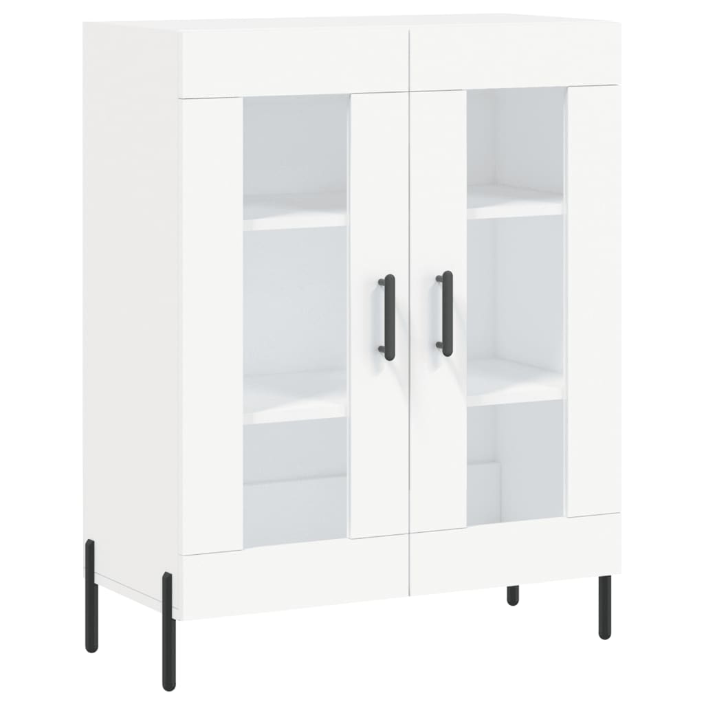 Hoge kast 69,5x34x180 cm bewerkt hout wit is nu te koop bij PeponiXL, paradijselijk wonen!