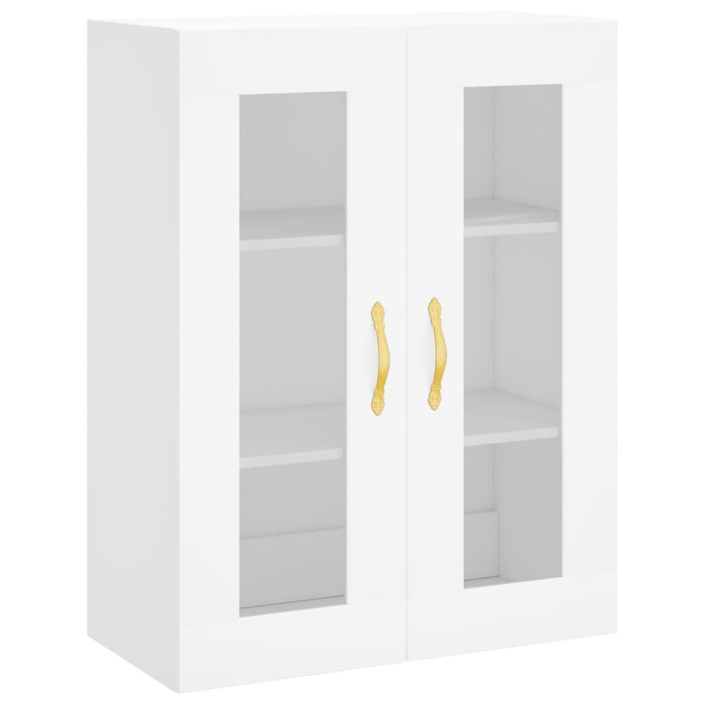 Hoge kast 69,5x34x180 cm bewerkt hout wit is nu te koop bij PeponiXL, paradijselijk wonen!