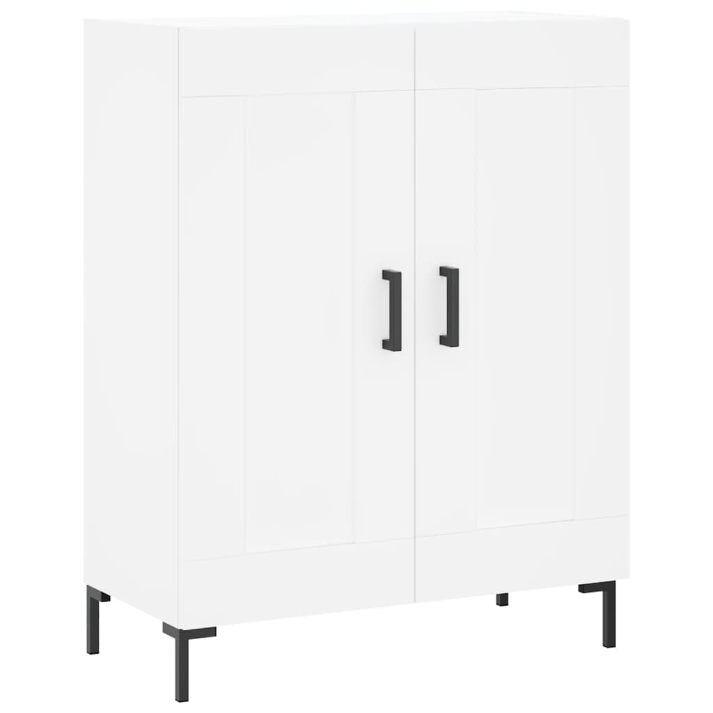 Hoge kast 69,5x34x180 cm bewerkt hout wit is nu te koop bij PeponiXL, paradijselijk wonen!