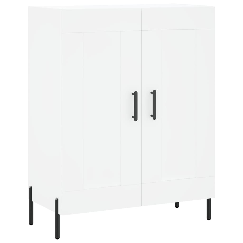 Hoge kast 69,5x34x180 cm bewerkt hout wit is nu te koop bij PeponiXL, paradijselijk wonen!