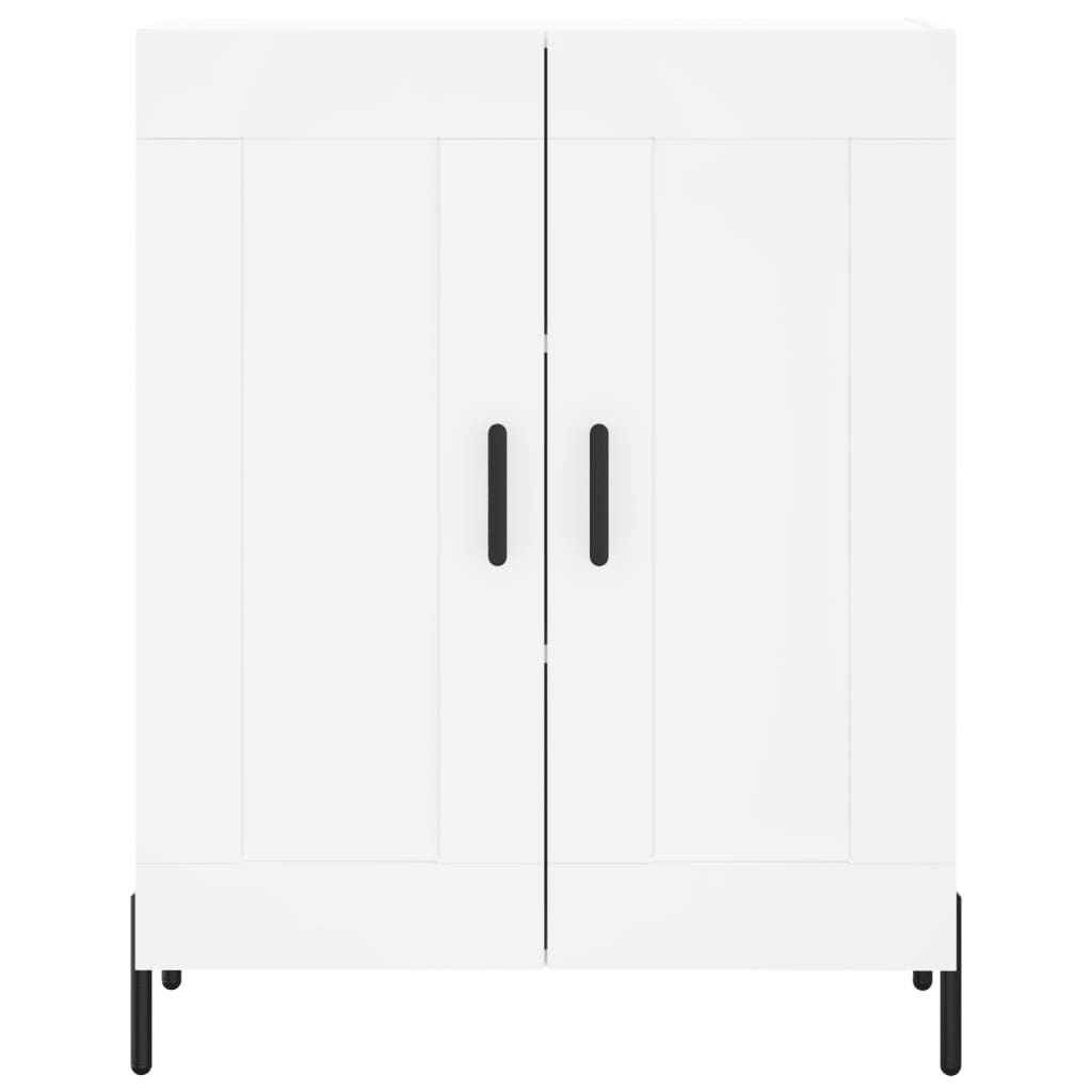Hoge kast 69,5x34x180 cm bewerkt hout wit is nu te koop bij PeponiXL, paradijselijk wonen!