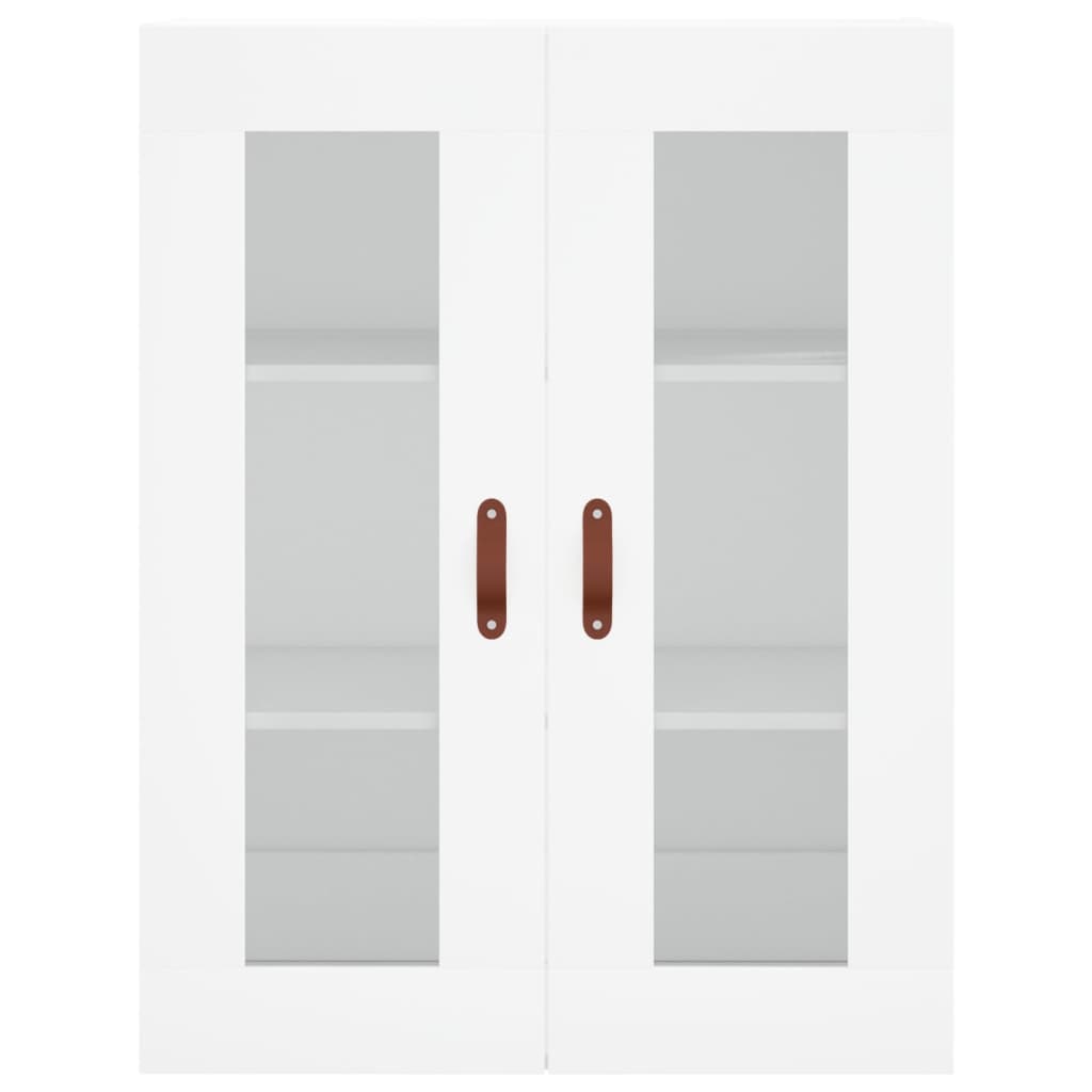 Hoge kast 69,5x34x180 cm bewerkt hout wit is nu te koop bij PeponiXL, paradijselijk wonen!