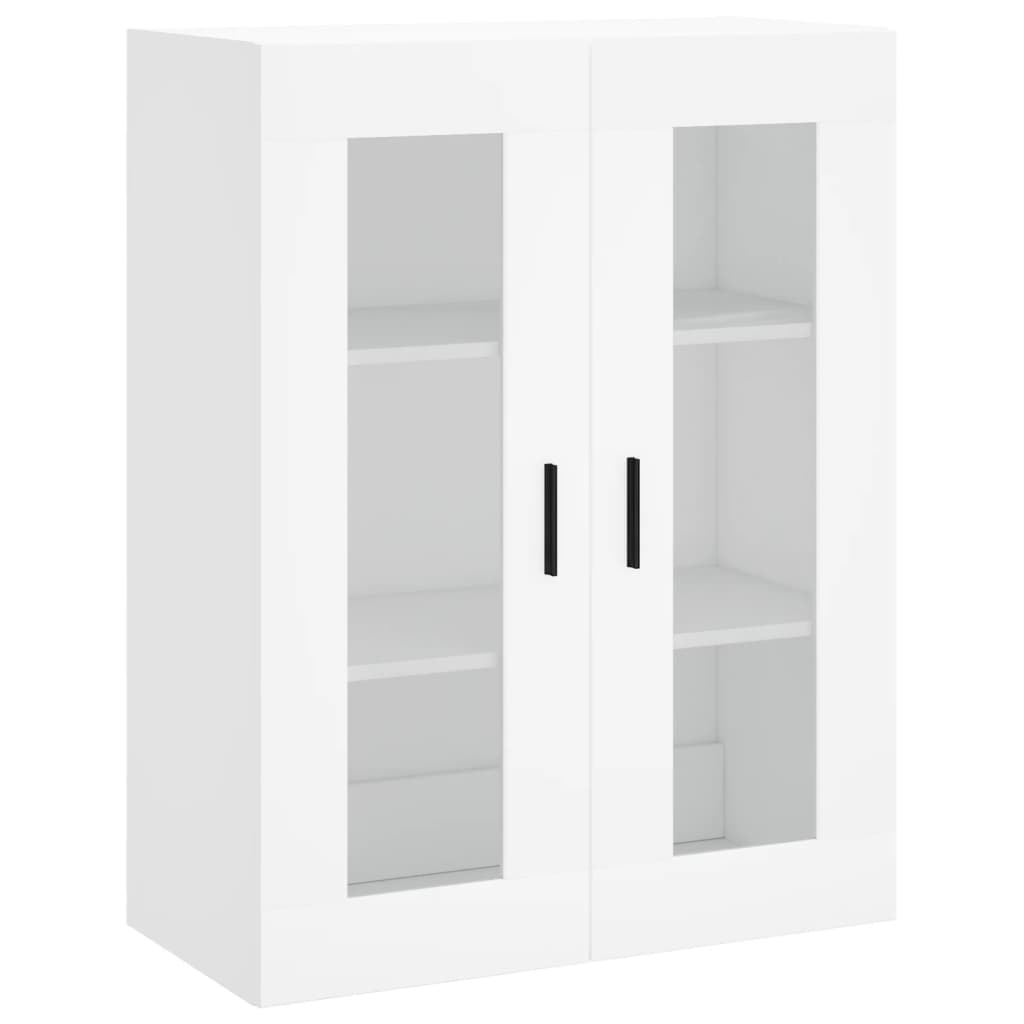 Hoge kast 69,5x34x180 cm bewerkt hout wit is nu te koop bij PeponiXL, paradijselijk wonen!