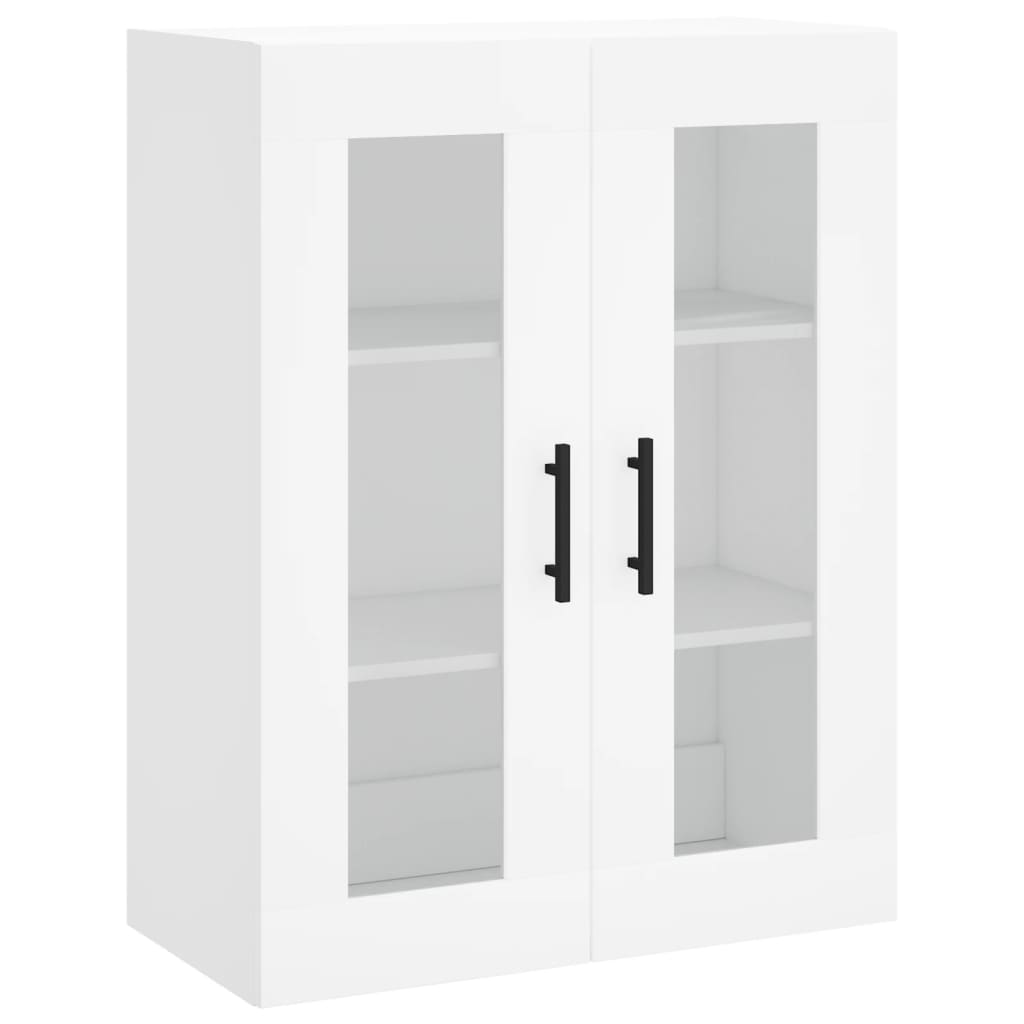 Hoge kast 69,5x34x180 cm bewerkt hout wit is nu te koop bij PeponiXL, paradijselijk wonen!