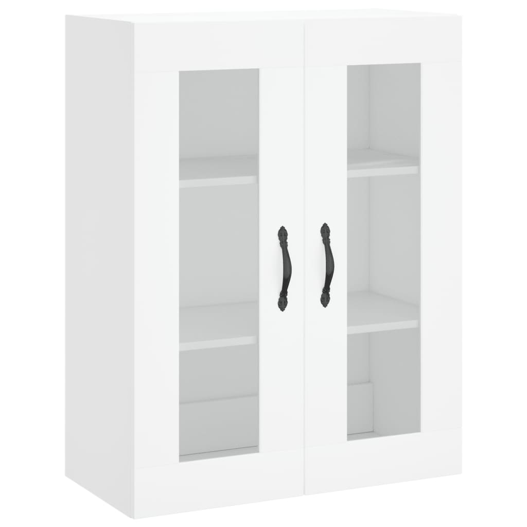 Hoge kast 69,5x34x180 cm bewerkt hout wit is nu te koop bij PeponiXL, paradijselijk wonen!