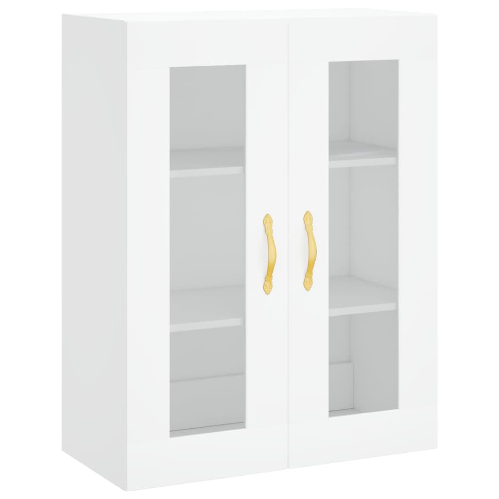 Hoge kast 69,5x34x180 cm bewerkt hout wit is nu te koop bij PeponiXL, paradijselijk wonen!