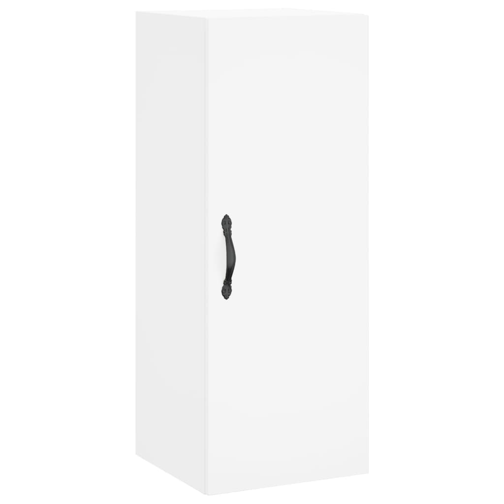 Hoge kast 34,5x34x180 cm bewerkt hout wit is nu te koop bij PeponiXL, paradijselijk wonen!
