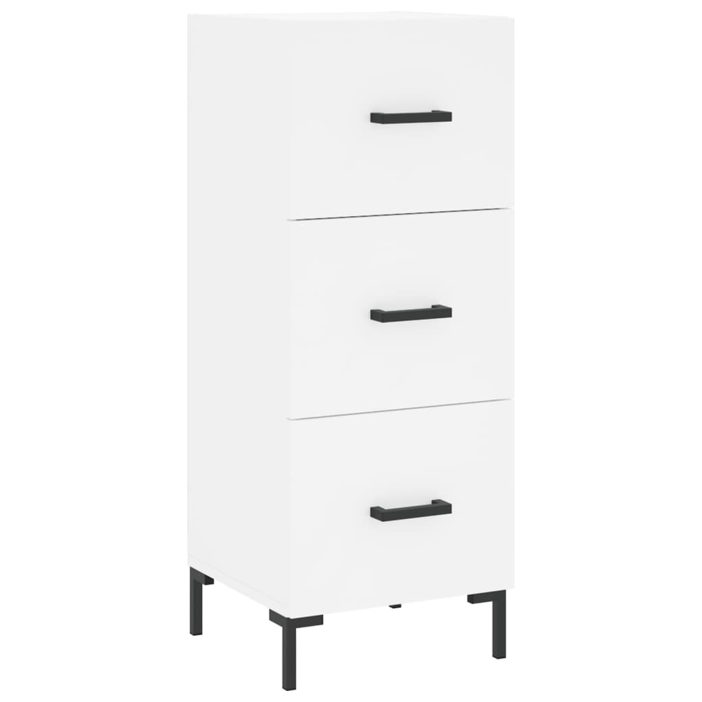 Hoge kast 34,5x34x180 cm bewerkt hout wit is nu te koop bij PeponiXL, paradijselijk wonen!