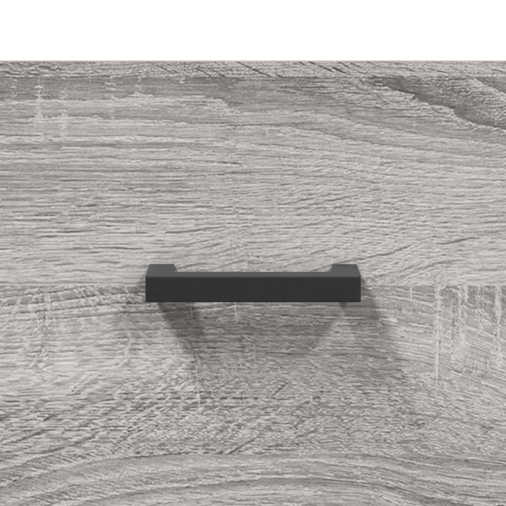 Hoge kast 34,5x34x180 cm bewerkt hout grijs sonoma eikenkleurig is nu te koop bij PeponiXL, paradijselijk wonen!