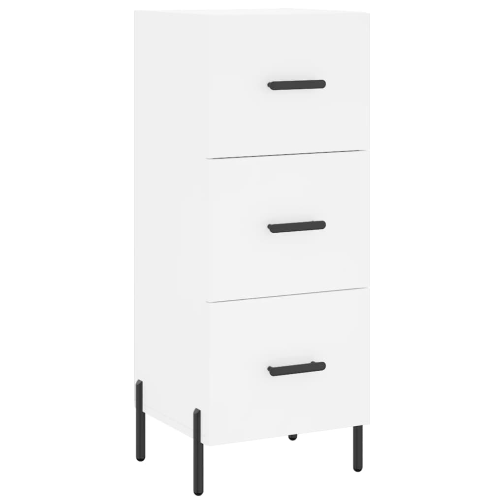 Hoge kast 34,5x34x180 cm bewerkt hout wit is nu te koop bij PeponiXL, paradijselijk wonen!