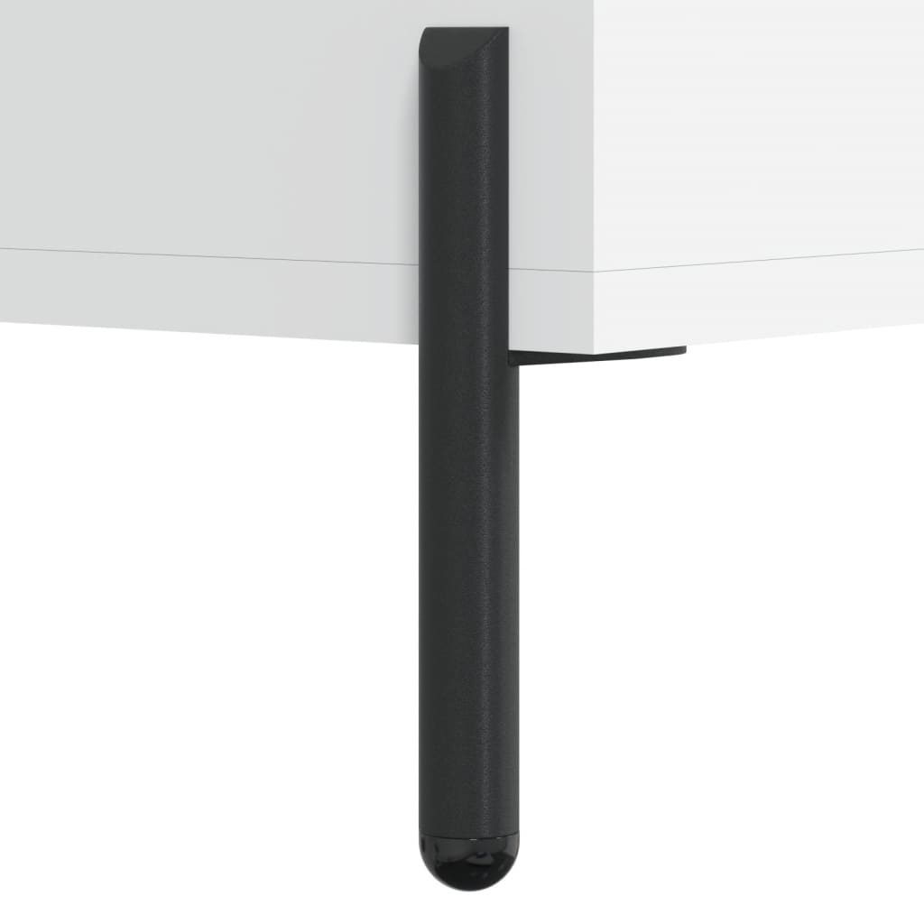 Hoge kast 34,5x34x180 cm bewerkt hout wit is nu te koop bij PeponiXL, paradijselijk wonen!