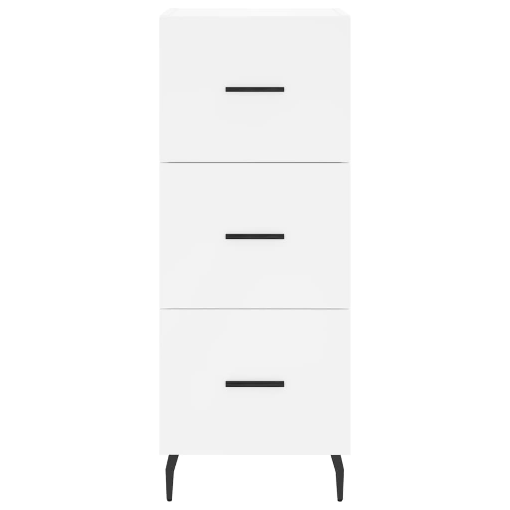 Hoge kast 34,5x34x180 cm bewerkt hout wit is nu te koop bij PeponiXL, paradijselijk wonen!