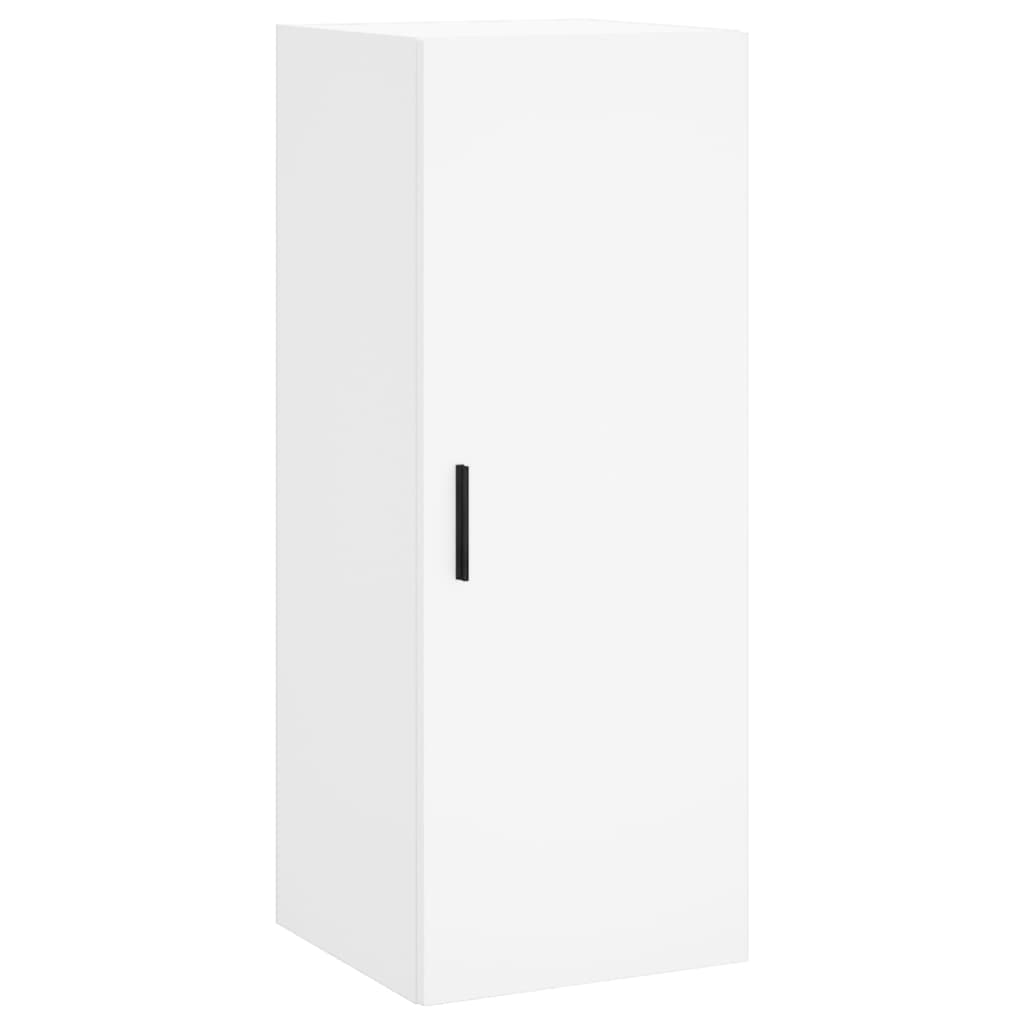 Hoge kast 34,5x34x180 cm bewerkt hout wit is nu te koop bij PeponiXL, paradijselijk wonen!