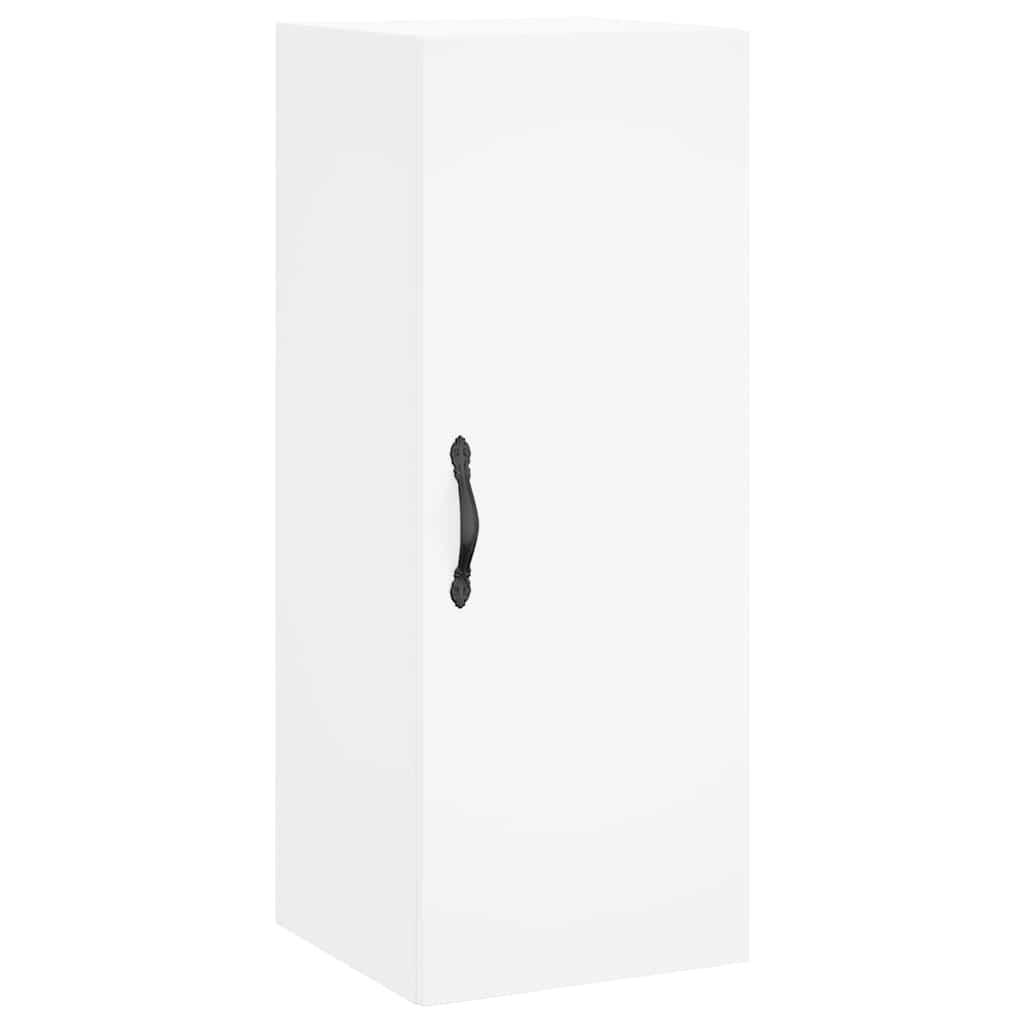 Hoge kast 34,5x34x180 cm bewerkt hout wit is nu te koop bij PeponiXL, paradijselijk wonen!