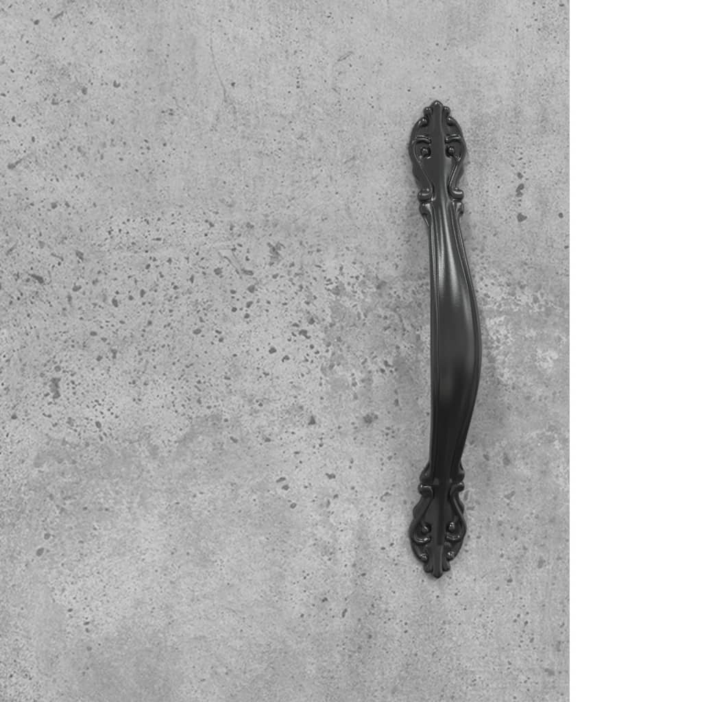 Hoge kast 34,5x34x180 cm bewerkt hout betongrijs is nu te koop bij PeponiXL, paradijselijk wonen!