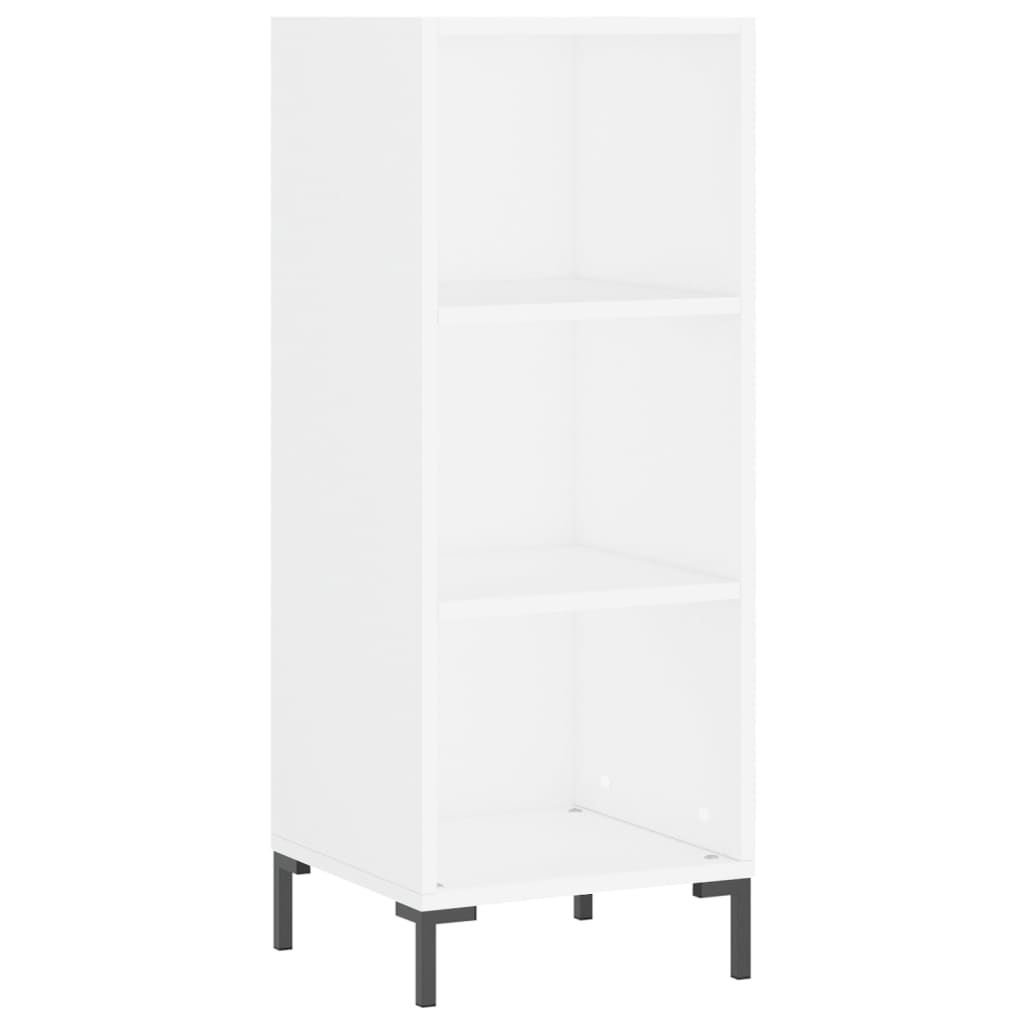 Hoge kast 34,5x34x180 cm bewerkt hout wit is nu te koop bij PeponiXL, paradijselijk wonen!
