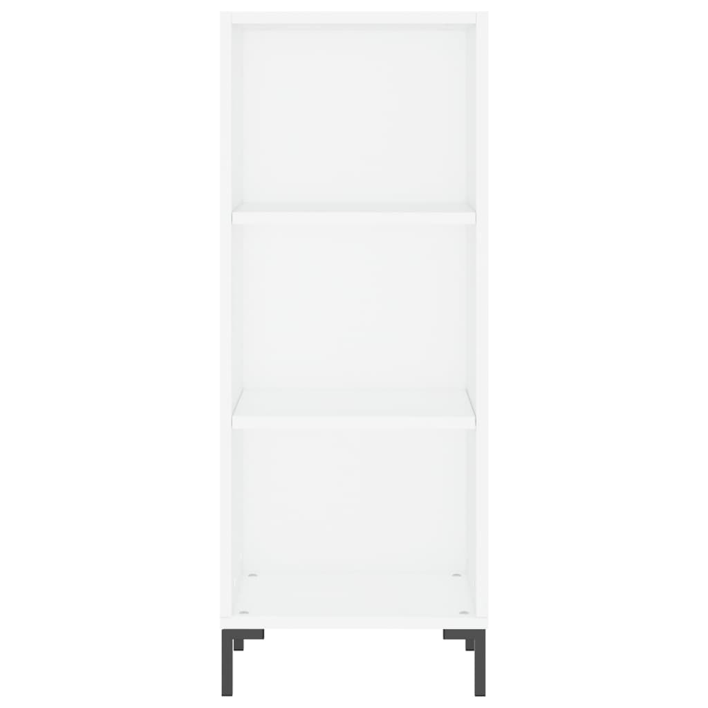 Hoge kast 34,5x34x180 cm bewerkt hout wit is nu te koop bij PeponiXL, paradijselijk wonen!