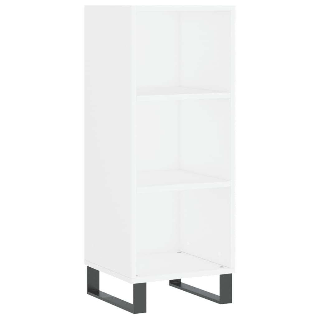 Hoge kast 34,5x34x180 cm bewerkt hout wit is nu te koop bij PeponiXL, paradijselijk wonen!